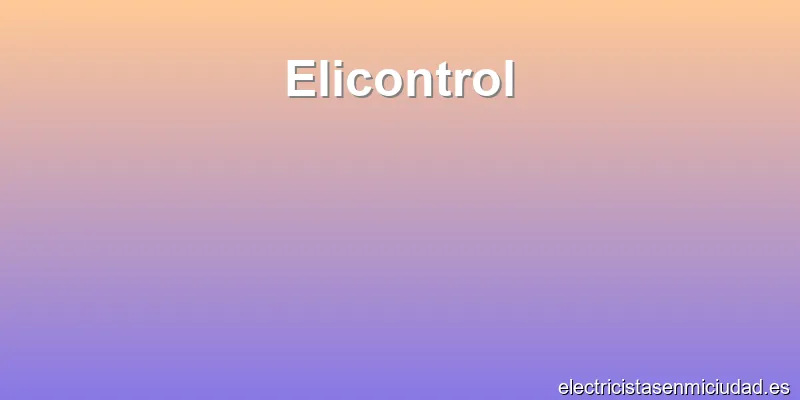 Elicontrol