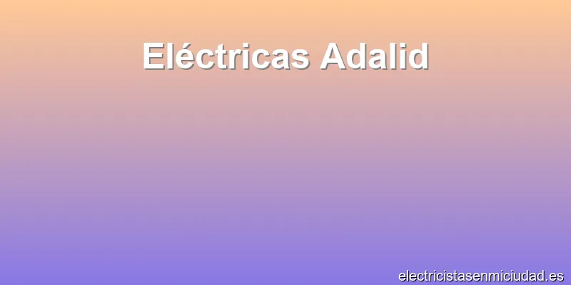 Eléctricas Adalid