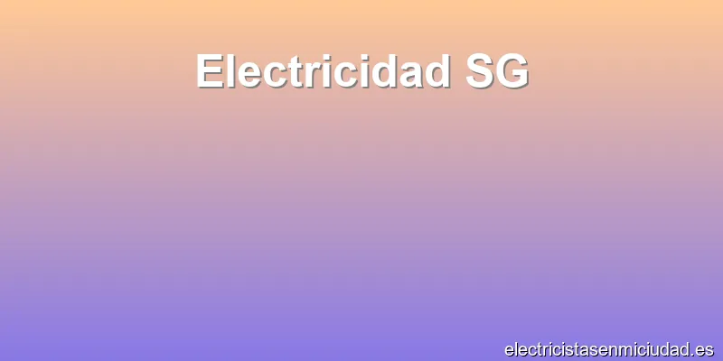 Electricidad SG