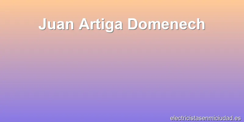 Juan Artiga Domenech