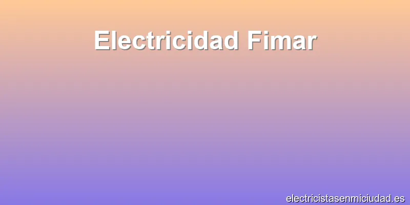 Electricidad Fimar