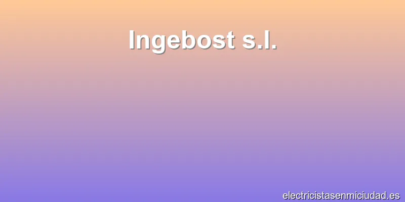 Ingebost s.l.