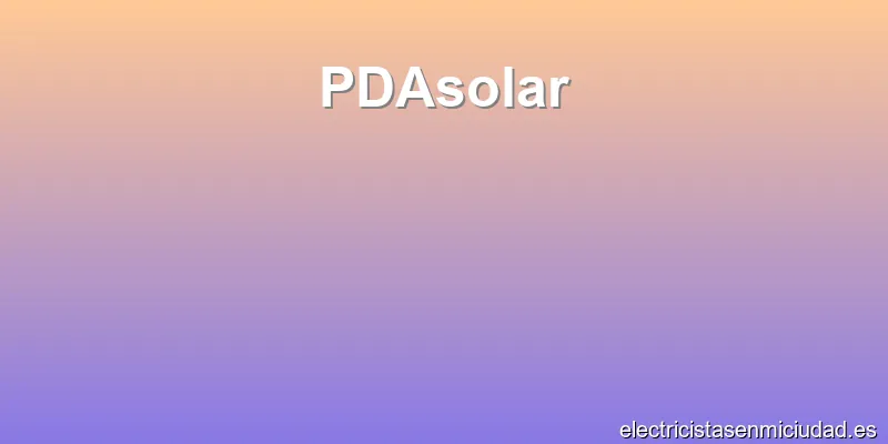 PDAsolar