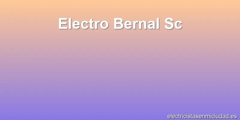 Electro Bernal Sc