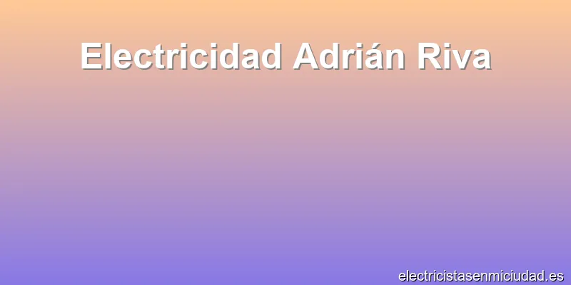 Electricidad Adrián Riva