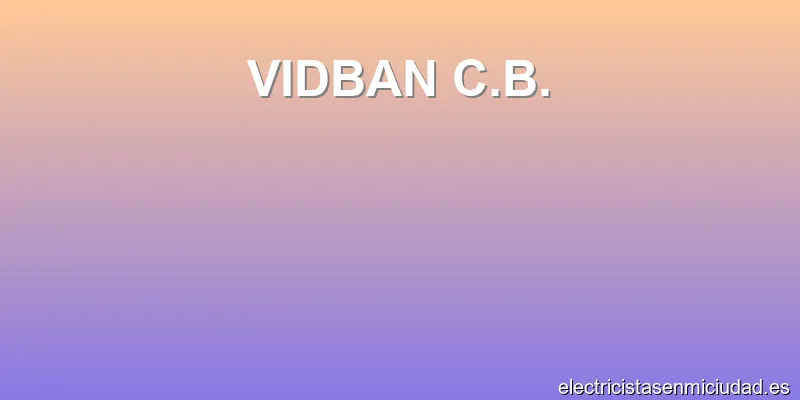VIDBAN C.B.