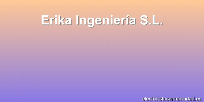 Erika Ingeniería S.L.