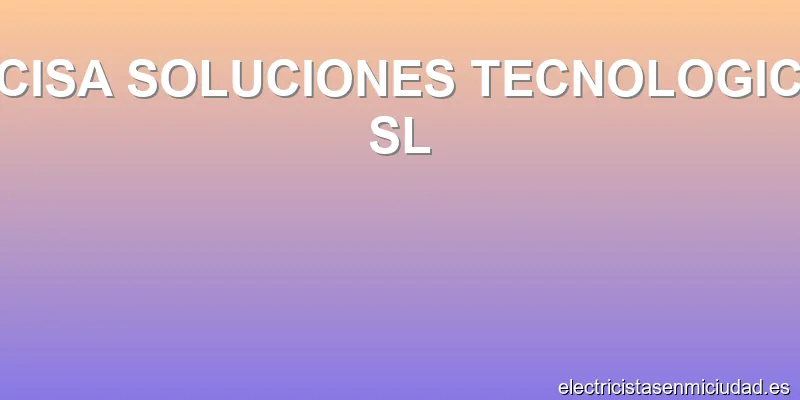 ALCISA SOLUCIONES TECNOLOGICAS SL