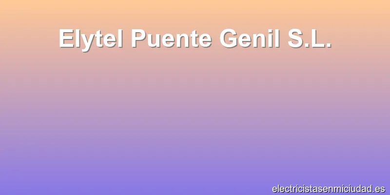 Elytel Puente Genil S.L.