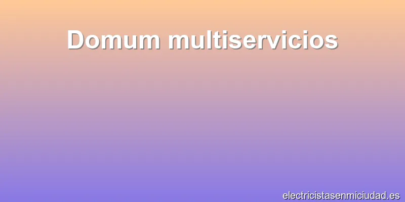 Domum multiservicios