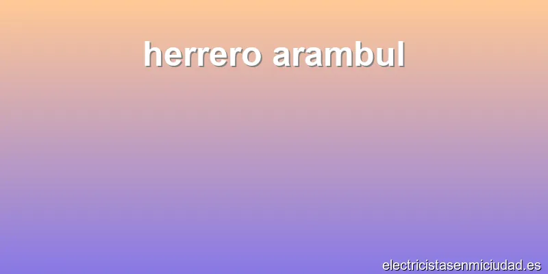 herrero arambul