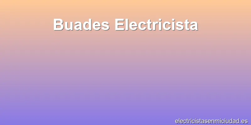 Buades Electricista