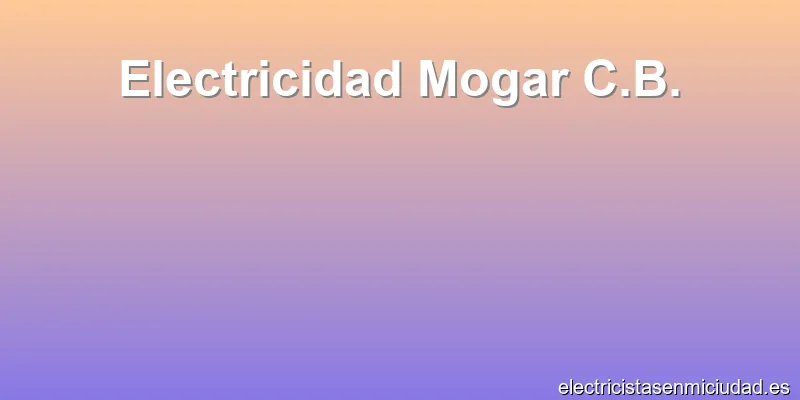 Electricidad Mogar C.B.