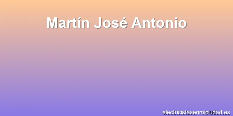 Martín José Antonio
