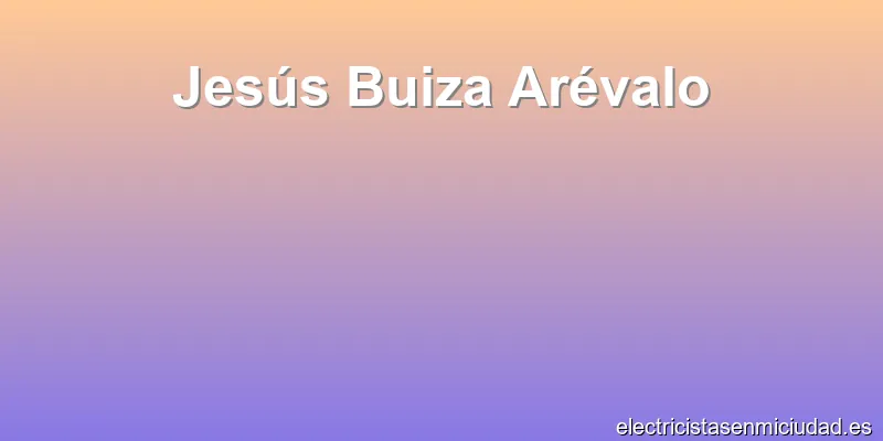 Jesús Buiza Arévalo