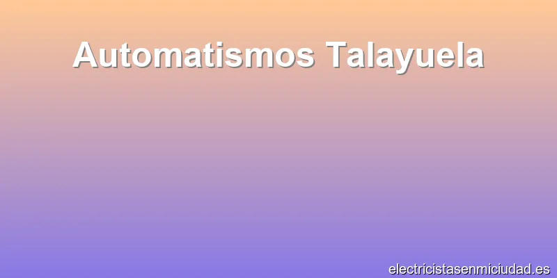 Automatismos Talayuela