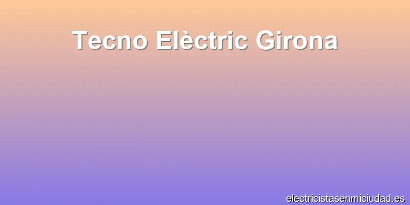 Tecno Elèctric Girona