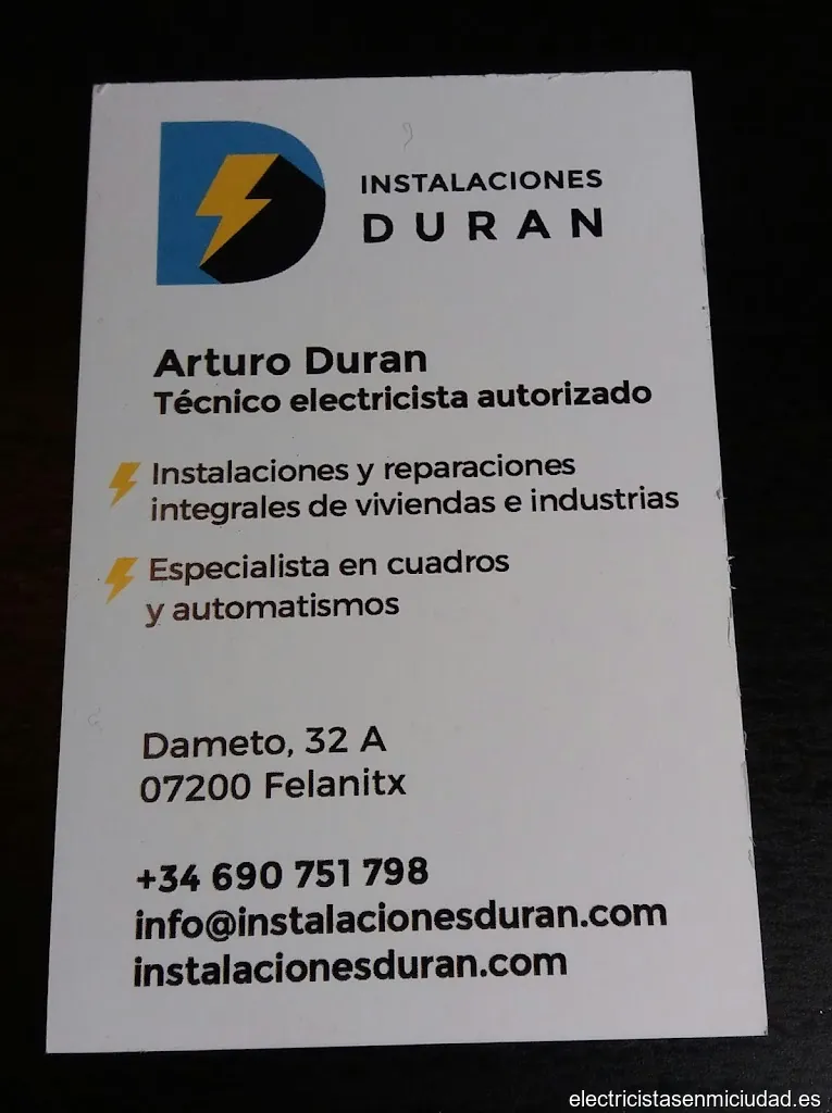 Instalaciones Eléctricas Duran