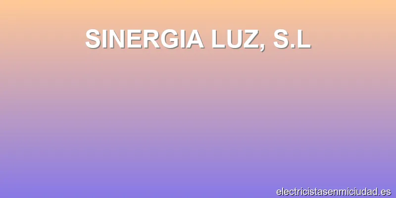 SINERGIA LUZ, S.L