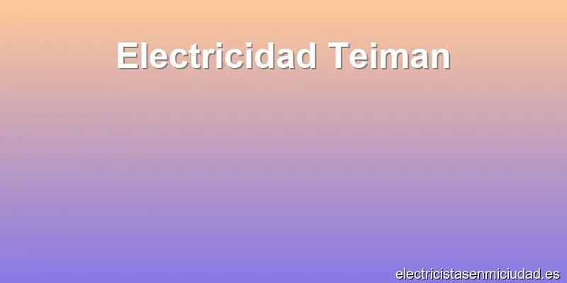 Electricidad Teiman