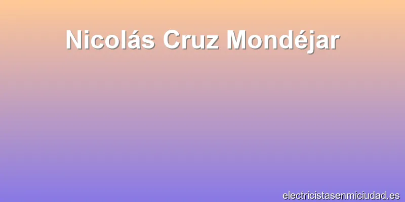 Nicolás Cruz Mondéjar