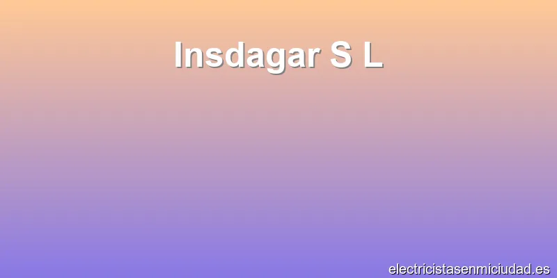 Insdagar S L