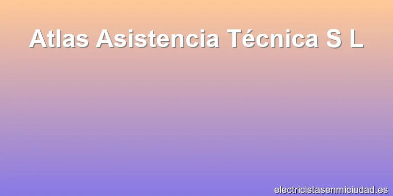 Atlas Asistencia Técnica S L