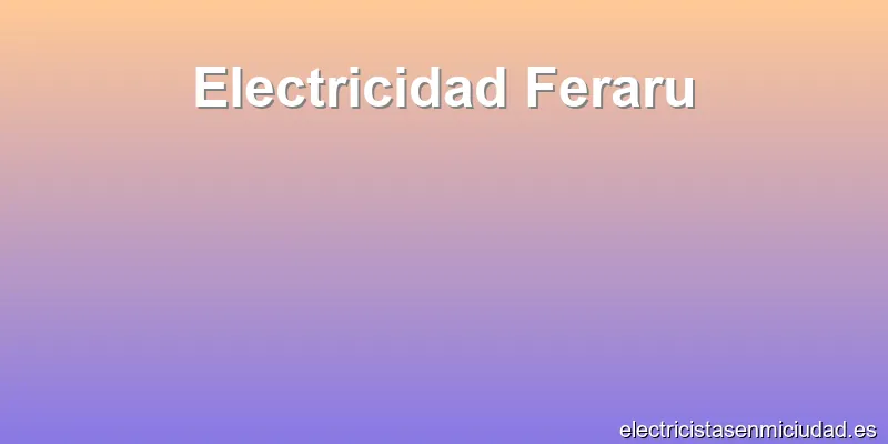 Electricidad Feraru