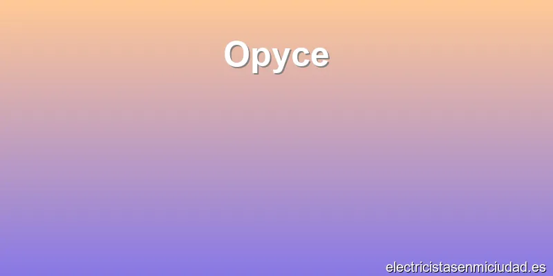Opyce