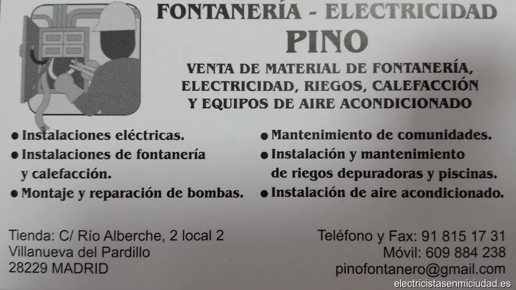 Electricidad Pino Fontaneria