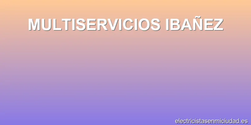 MULTISERVICIOS IBAÑEZ