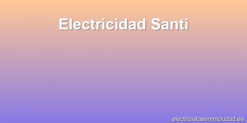 Electricidad Santi