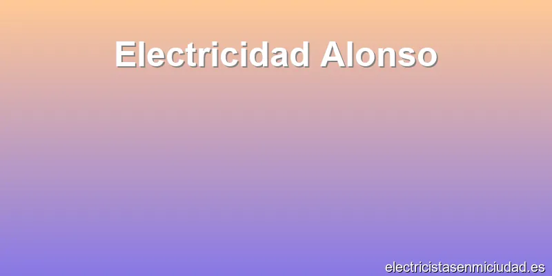 Electricidad Alonso