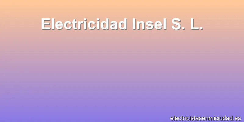 Electricidad Insel S. L.