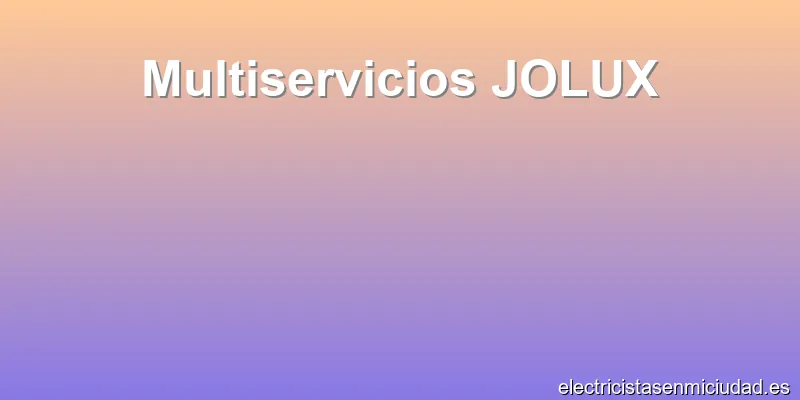 Multiservicios JOLUX
