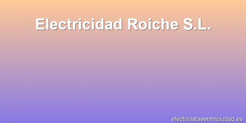 Electricidad Roiche S.L.
