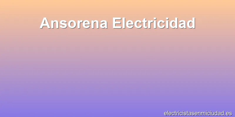 Ansorena Electricidad