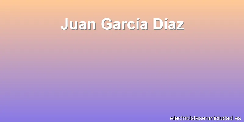 Juan García Díaz
