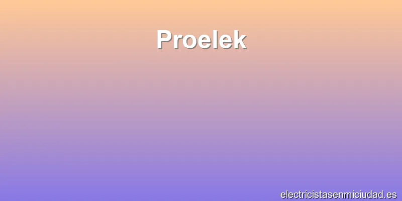 Proelek