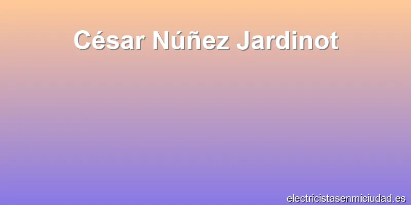 César Núñez Jardinot