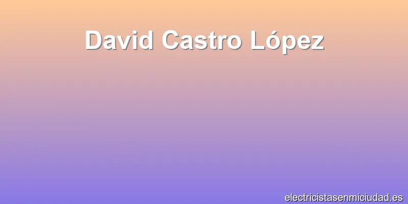 David Castro López