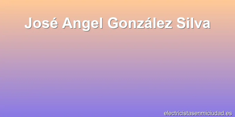 José Angel González Silva