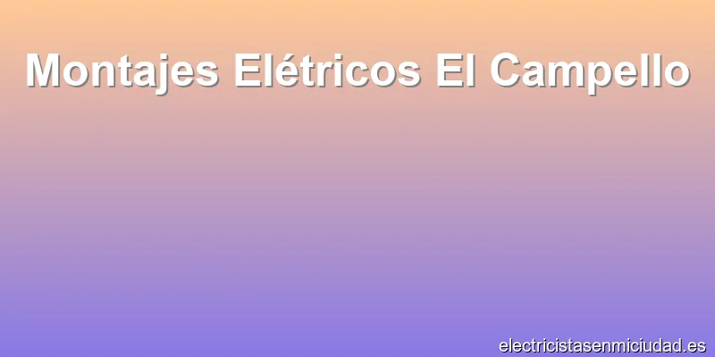 Montajes Elétricos El Campello