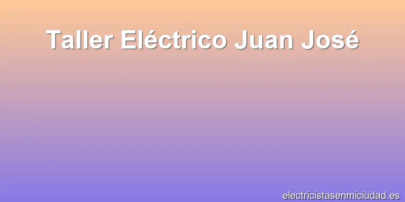 Taller Eléctrico Juan José