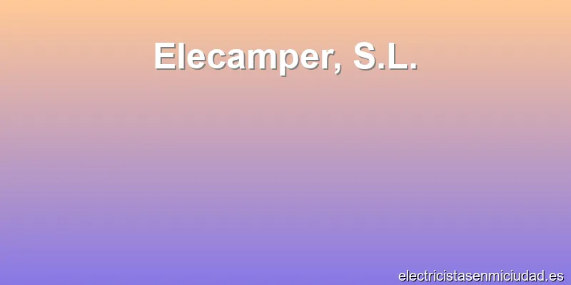Elecamper, S.L.
