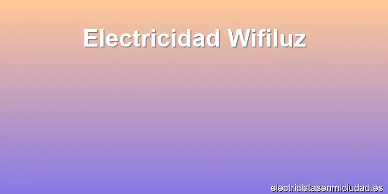 Electricidad Wifiluz