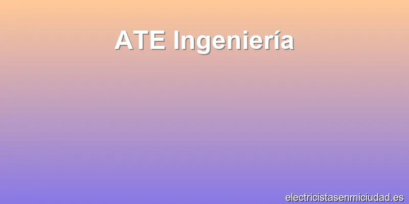 ATE Ingeniería