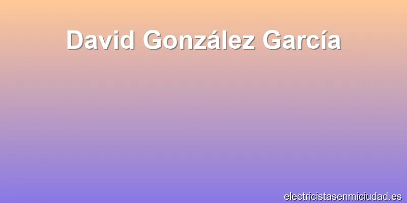 David González García