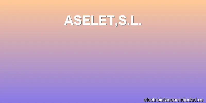 ASELET,S.L.