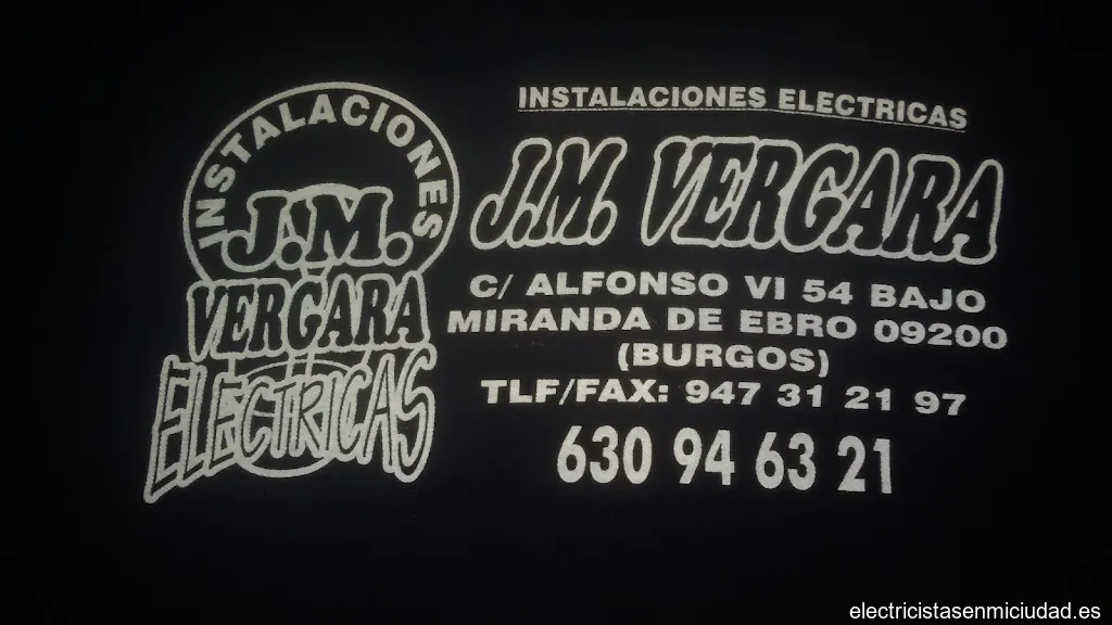 INSTALACIONES ELECTRICAS J . M . VERGARA SL